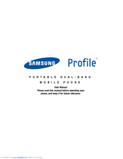 Samsung Profile User Manual