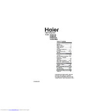 Haier HFD647ASS User Manual