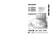 Sharp Aquos LC-52D64UA Operation Manual