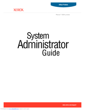Xerox Phaser 5550 Series Administrator's Manual