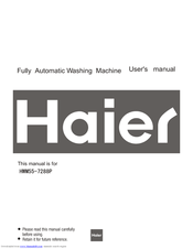 Haier HWM55-7288P User Manual