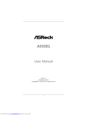 ASRock A55DEL User Manual