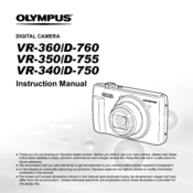 Olympus VR-340 Instruction Manual