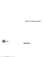 Lenovo IdeaCentre A720 Safety And Warranty Manual