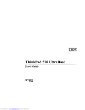 Lenovo ThinkPad i Series 1157 User Manual