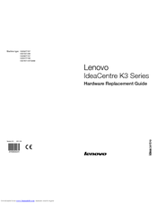 Lenovo IdeaCentre K330 Hardware Replacement Manual