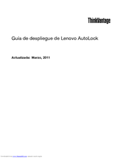 Lenovo AutoLock Guía De Despliegue