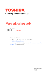 Toshiba Excite 10SE Manual Del Usuario