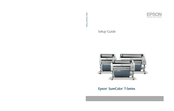 Epson T5000 Setup Manual