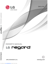 LG Regard MFL67640001 Owner's Manual