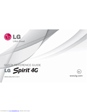 LG MS870 Quick Reference Manual