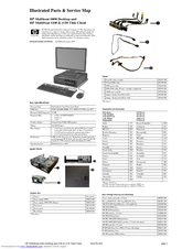 HP MultiSeat t150 Illustrated Parts & Service Map