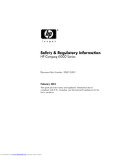 HP t5300 - Thin Client Safety And Regulatory Information Manual