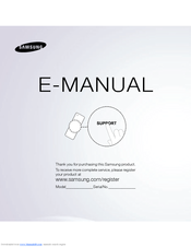 Samsung UN46ES7500F E-Manual