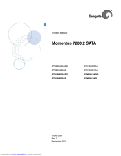 Seagate Momentus 7200.2 Product Manual