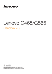 Lenovo G465 Handbok