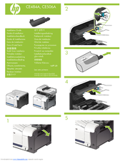 HP Color LaserJet CP3520 Installation Manual