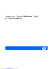 HP xw3400 - Workstation Technical Reference Manual