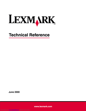 Lexmark Optra M412 Reference