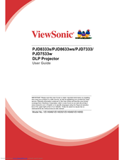 Viewsonic PJD8333s User Manual