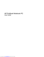 HP ProBook 5320m - Notebook PC User Manual