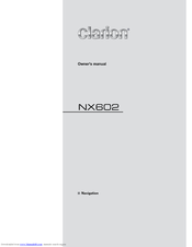 Clarion NX602 Owner's Manual