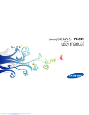 Samsung Galaxy S YP-GS1 User Manual