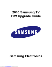 Samsung PN58C550G1F User Manual