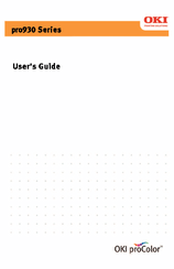 Oki proColor Pro930 Series User Manual