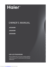 Haier LE42H300 Owner's Manual