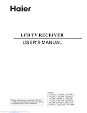 Haier L1912W-C User Manual