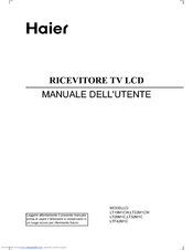 Haier LT26M1CW Manuale Dell'utente