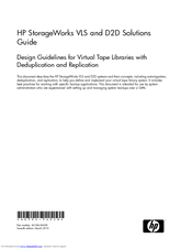 HP StorageWorks 9000 Virtual Libr Manual
