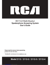 RCA 2112-2 User Manual