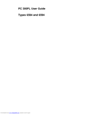 IBM PC 300PL Type 6584 User Manual