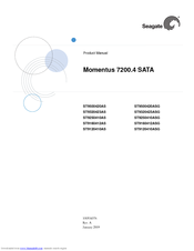 Seagate Momentus 7200.4 SATA Product Manual