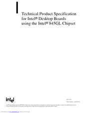 Intel Desktop Board D845GLLY Using Manual