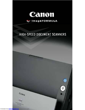 Canon DR-3010C - imageFORMULA - Document Scanner Pocket Manual