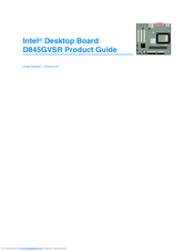 Intel D845GVSR - Desktop Board Motherboard Product Manual