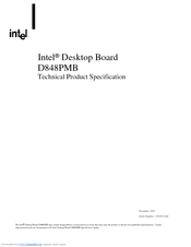 Intel D848PMB Specification