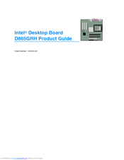 Intel D865GRH Manual