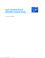 Intel D915PBL Product Manual