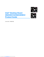 Intel D925XEBC2 Product Manual