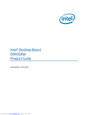 Intel D945GRW - Desktop Board Motherboard Product Manual