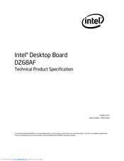 Intel DZ68AF Specification