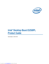 Intel DZ68PL Product Manual