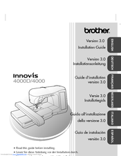 Brother Innov-is 4000 Installation Manual