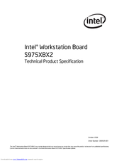 Intel S975XBX2 - Workstation Board Motherboard Specification