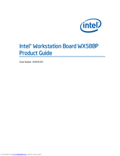 Intel WX58BP - Workstation Board Motherboard Product Manual