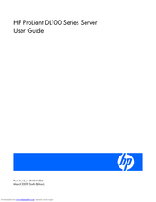 HP ProLiant DL140 - G2 Server User Manual